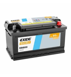 EXIDE Μπαταρία Excell 80AH/640A EB800
