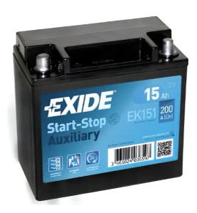 EXIDE Μπαταρία AGM 15AH/200A EK151