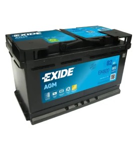 EXIDE Μπαταρία AGM 80AH/800A EK820