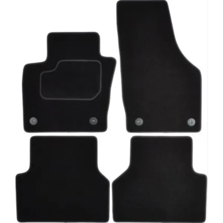 CUSTOPOL Σετ Γκρι Πατάκια AUD225S για AUDI Q3 (8UB, 8UG)