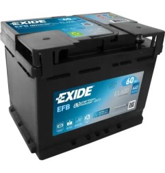 EXIDE Μπαταρία EFB 60AH/640A EL600