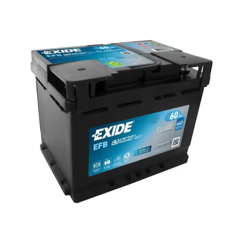 EXIDE Μπαταρία EFB 60AH/640A EL600