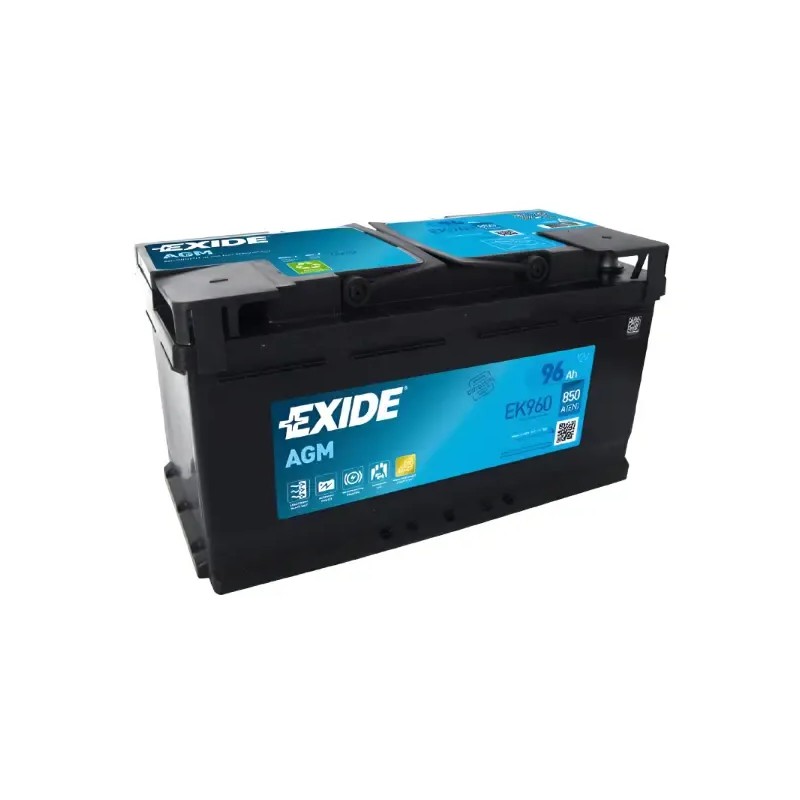 EXIDE Μπαταρία AGM 96AH/850A EK960 EXIDE Μπαταρία AGM 96AH/850A EK960
