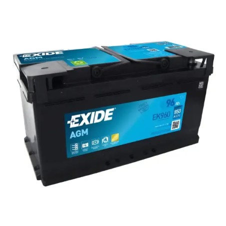 EXIDE Μπαταρία AGM 96AH/850A EK960