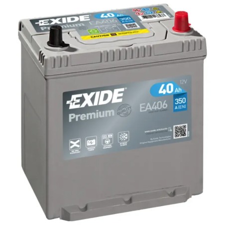 EXIDE Μπαταρία Premium 40AH/350A EA406