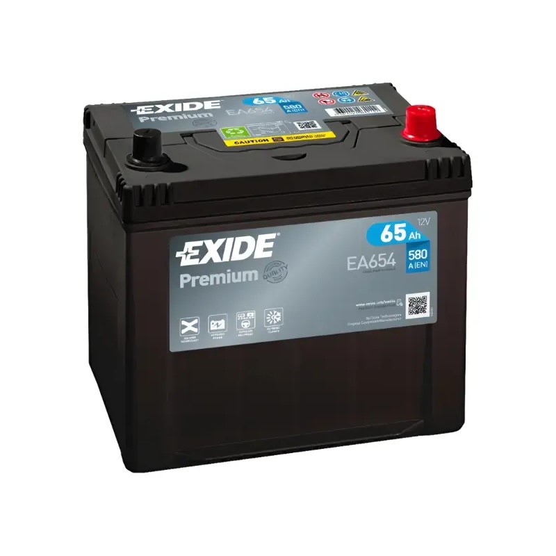 EXIDE Μπαταρία Premium 65AH/580A EA654 EXIDE Μπαταρία Premium 65AH/580A EA654