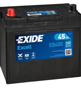 EXIDE Μπαταρία Excell 45AH/300A EB455
