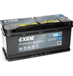 EXIDE Μπαταρία Premium 100AH/900A EA1000