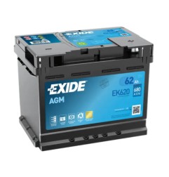 EXIDE Μπαταρία AGM 60AH/680A EK620