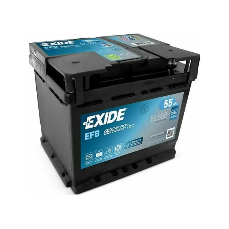 EXIDE Μπαταρία EFB 55AH/540A EL550
