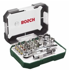 BOSCH Καστάνια με Καρυδάκια 1\4" 26 τεμ