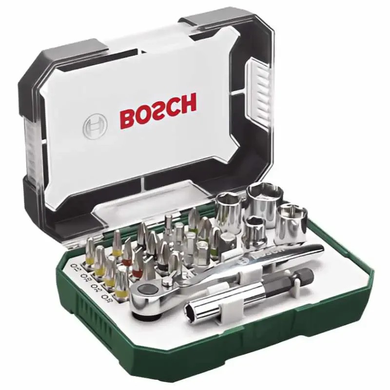 BOSCH Καστάνια με Καρυδάκια 1\4" 26 τεμ