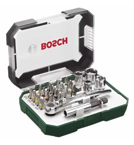 BOSCH Καστάνια με Καρυδάκια 1\4" 26 τεμ