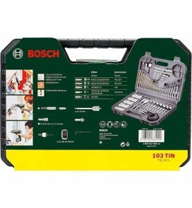 BOSCH Σετ 103 Τρυπάνια Για Μέταλλο & Ξύλο