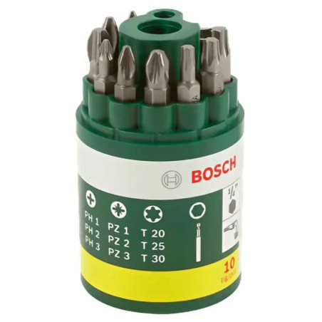 BOSCH Σετ Μύτες 10 τεμ 9 Μύτες + 1 μαγνητικός φορέας