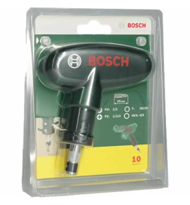 BOSCH Κατσαβίδι Καστάνιας + 10 Μύτες
