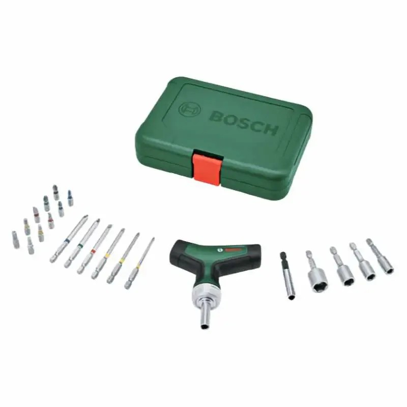 BOSCH Σετ Καστάνια Κατσαβίδι Με Λαβή Τ 22 τεμ