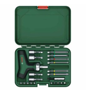 BOSCH Σετ Καστάνια Κατσαβίδι Με Λαβή Τ 22 τεμ