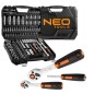 NEO TOOLS Καστάνια με Καρυδάκια 1\2" & 1\4" – 110 τεμ 10066-E05