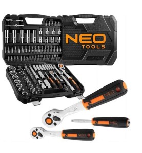 NEO TOOLS Καστάνια με Καρυδάκια 1\2" & 1\4" – 110 τεμ 10066-E05
