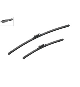 BOSCH AeroTwin A555S Σετ Υαλοκαθαριστήρων 600 mm / 400 mm