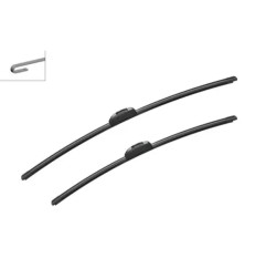 BOSCH AeroTwin Retro AR704S Σετ Υαλοκαθαριστήρων 700 mm / 600 mm