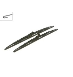 BOSCH Twin Spoiler 652S Σετ Υαλοκαθαριστήρων 650 mm / 575 mm