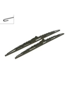 BOSCH Twin Spoiler 652S Σετ Υαλοκαθαριστήρων 650 mm / 575 mm