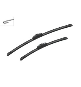 BOSCH AeroTwin Retro AR552S Σετ Υαλοκαθαριστήρων 550 mm / 400 mm
