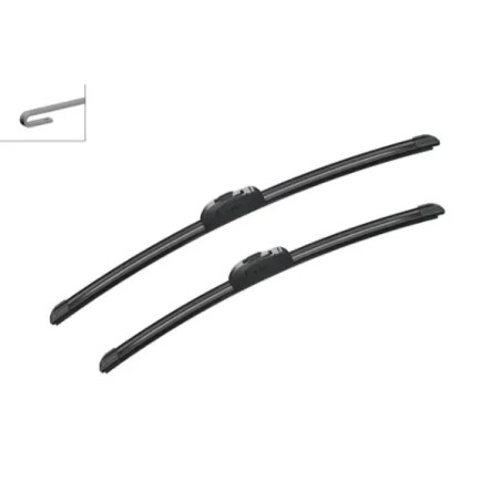 BOSCH AeroTwin Retro AR533S Σετ Υαλοκαθαριστήρων 530 mm / 475 mm