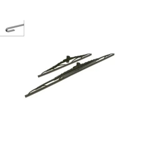 BOSCH Twin Spoiler 653S Σετ Υαλοκαθαριστήρων 650 mm / 400 mm