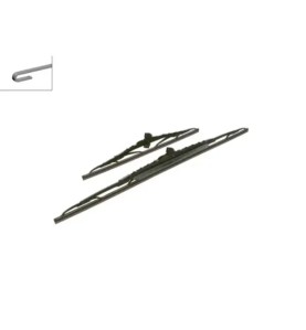 BOSCH Twin Spoiler 653S Σετ Υαλοκαθαριστήρων 650 mm / 400 mm