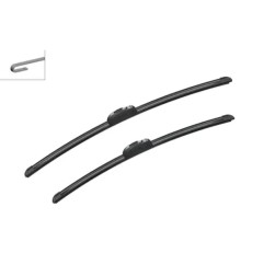 BOSCH AeroTwin Retrofit AR801S Σετ Υαλοκαθαριστήρων 600 mm / 530 mm