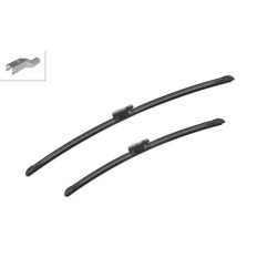 BOSCH AeroTwin A322S Σετ Υαλοκαθαριστήρων 650 mm / 500 mm