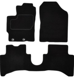CUSTOPOL Σετ Μαύρα Πατάκια TOY390C για TOYOTA Yaris III (2010-2020)