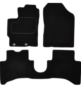 CUSTOPOL Σετ Μαύρα Πατάκια TOY390C για TOYOTA Yaris III (2010-2020)