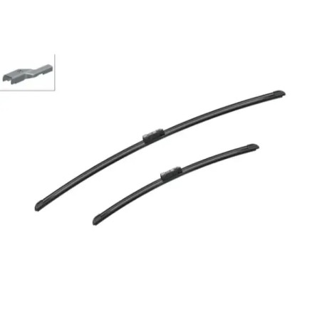 BOSCH AeroTwin A077S Σετ Υαλοκαθαριστήρων 750 mm / 500 mm