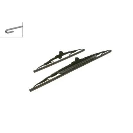 BOSCH Twin Spoiler 578 S Σετ Εμπρόσθιων Υαλοκαθαριστήρων 575 mm / 360 mm