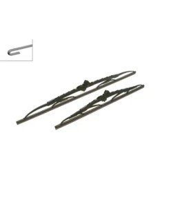 BOSCH Twin 552 Σετ Εμπρόσθιων Υαλοκαθαριστήρων 550 mm / 400 mm
