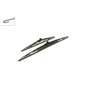 BOSCH Twin Spoiler 601 S Σετ Εμπρόσθιων Υαλοκαθαριστήρων 600 mm / 400 mm