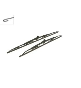 BOSCH Twin 655 Σετ Εμπρόσθιων Υαλοκαθαριστήρων 650 mm / 550 mm