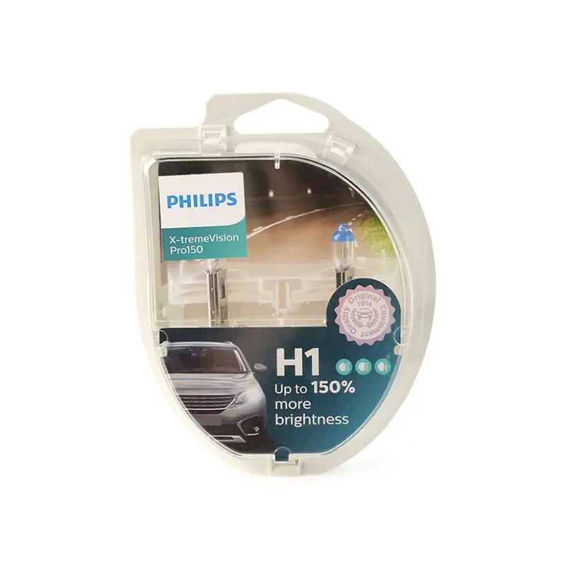 PHILIPS Λάμπα H1 X-TremeVision Pro150 12V 55W 2τμχ