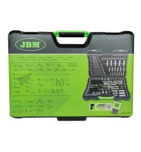 JBM Σετ Κασετίνα με Καρυδάκια 1/2" 216 τεμ