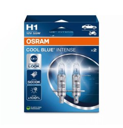 OSRAM Λάμπες H1 Cool Blue Intense +100% 5000K 12V 55W 64150CBN-2HB (2 τεμ)