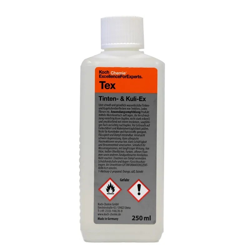 KOCH-CHEMIE Tinten- & Kuli-Ex Αφαιρετικό Μελάνης & Στυλό (Tex) 250ml KOCH-CHEMIE Tinten- & Kuli-Ex Αφαιρετικό Μελάνης & Στυλό (Tex) 250ml