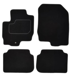 CUSTOPOL Σετ Μαύρα Πατάκια MIT35C για Mitsubishi Colt (Z30) – 4 τεμ