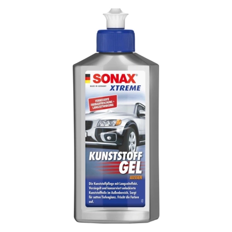 SONAX XTREME Τζελ Ανανέωσης Εξωτερικών Πλαστικών 250ml SONAX XTREME Τζελ Ανανέωσης Εξωτερικών Πλαστικών 250ml
