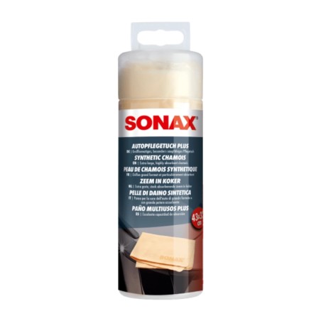 SONAX Συνθετικό Δέρμα Στεγνώματος Plus 43 × 32 εκ. για Αυτοκίνητο