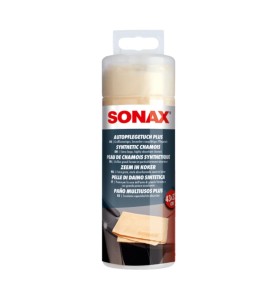 SONAX Συνθετικό Δέρμα Στεγνώματος Plus 43 × 32 εκ. για Αυτοκίνητο