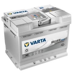 VARTA Μπαταρία A8 60AH/680A Silver Dynamic AGM 242x175x190